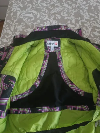 Chaqueta de nieve multicolor Talla 10 años
