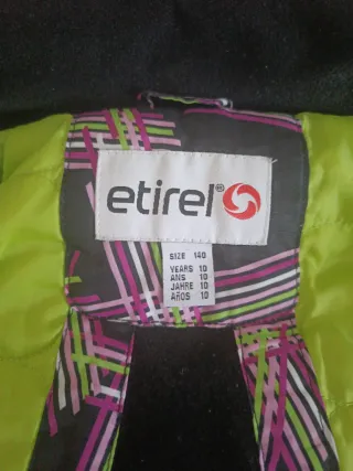 Chaqueta de nieve multicolor Talla 10 años