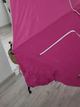 Sombrilla rosa poliéster