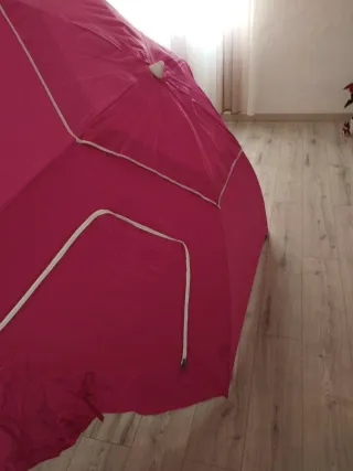 Sombrilla rosa poliéster