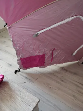 Sombrilla rosa poliéster