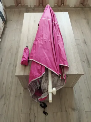 Sombrilla rosa poliéster