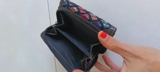 Cartera multicolor