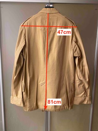 Chaqueta HACKETT, de algodón, color camel.