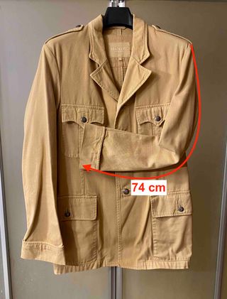 Chaqueta HACKETT, de algodón, color camel.