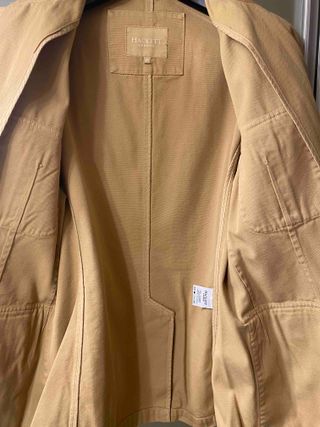 Chaqueta HACKETT, de algodón, color camel.