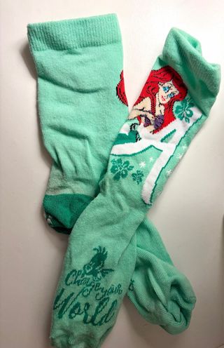 Calcetines Disney Ariel y Bella, talla única