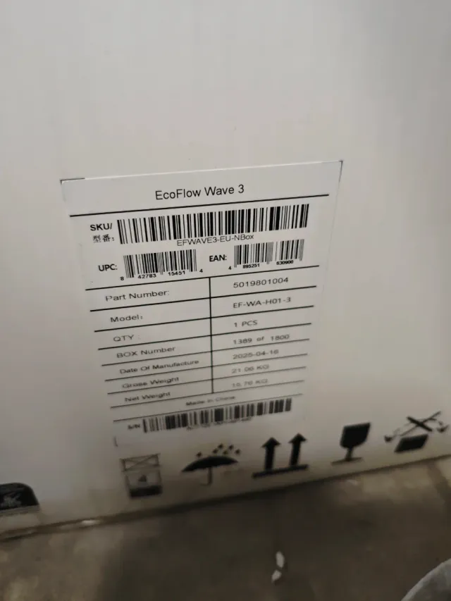 EcoFlow WAVE 3 Aire Acondicionado Portátil