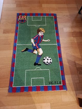 Alfombra Fútbol FCB juego las chapas
