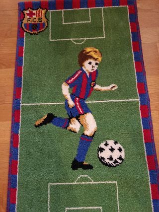 Alfombra Fútbol FCB juego las chapas