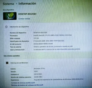 Ordenador Gaming LED Blanco Vision