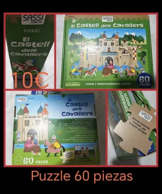 Libro y puzzle: El castell dels valents