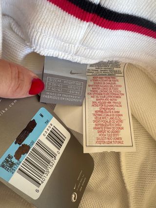 Pantalón vintage Nike blanco