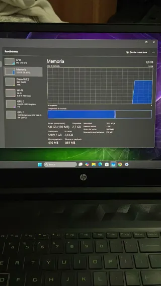 8GB DDR4 3200MHz portátil 2x4