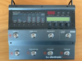 TC Electronic Nova System Multiefectos Guitarra de segunda mano