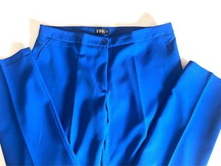 Pantalón de traje azul