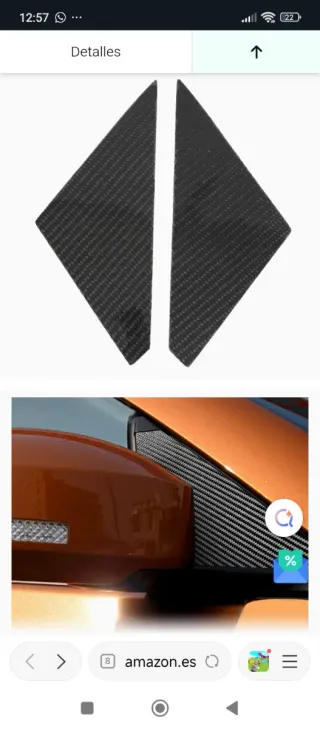 Módulo exterior parabrisas