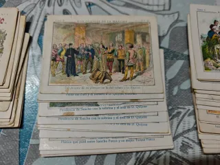 Lote 126 cromos El Quijote - Chocolates Evaristo