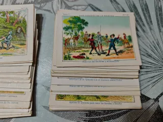 Lote 126 cromos El Quijote - Chocolates Evaristo