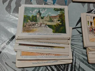 Lote 126 cromos El Quijote - Chocolates Evaristo