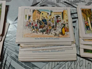 Lote 126 cromos El Quijote - Chocolates Evaristo