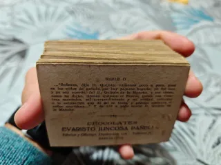 Lote 126 cromos El Quijote - Chocolates Evaristo