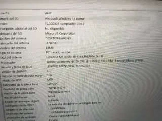 Portátil Lenovo táctil