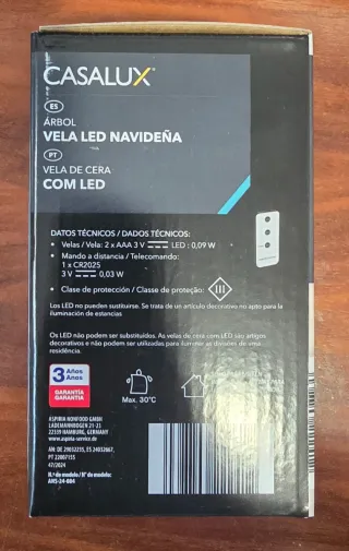Vela LED Árbol Navideño Casalux