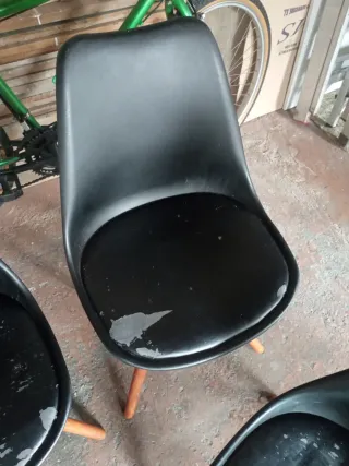 Juego de 3 sillas modernas