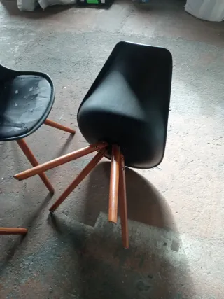 Juego de 3 sillas modernas