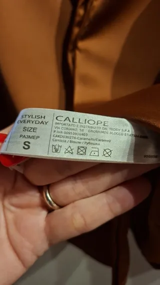 Camicia Calliope Bronzo S