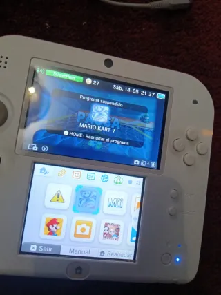 Nintendo DS Blanca cómo nueva + Accesorios