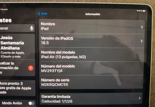 iPad Air 6 13 128GB Argento