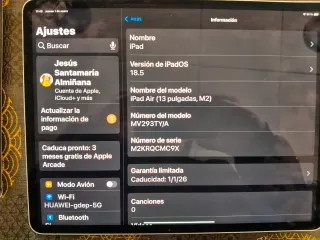 iPad Air 6 13 128GB Argento