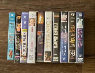 Lote 10 Cintas VHS: Comedia, Drama, Fitness, Roman