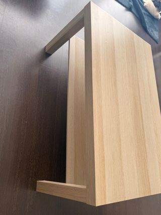 Mesa de centro de madera clara