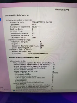 MacBook Pro 13 Argento