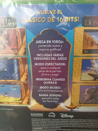 Juego Disney Aladdin y El Rey León🇪🇦 precintado