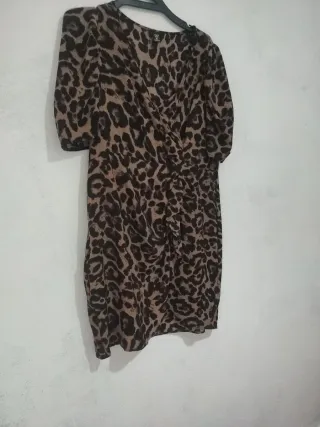 Vestido estampado leopardo T. 46/48
