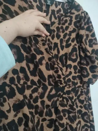 Vestido estampado leopardo T. 46/48