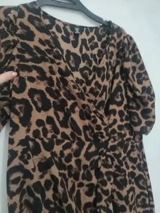 Vestido estampado leopardo T. 46/48