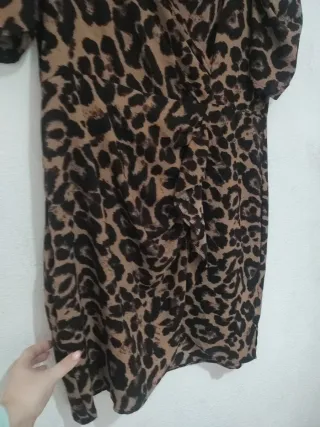 Vestido estampado leopardo T. 46/48