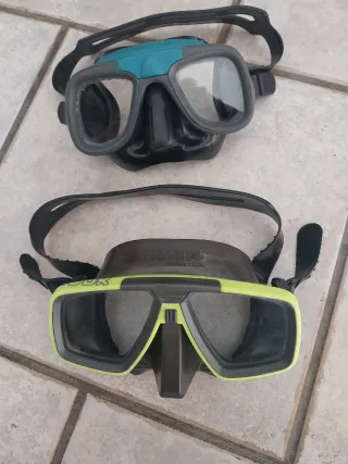 Maschera subacquea in silicone