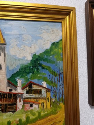 Pintura al óleo Paisaje 1967