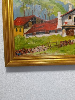 Pintura al óleo Paisaje 1967