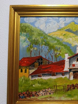 Pintura al óleo Paisaje 1967