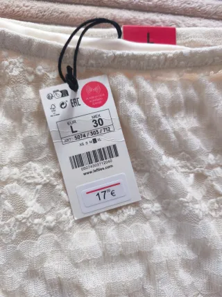 Falda larga tul blanco