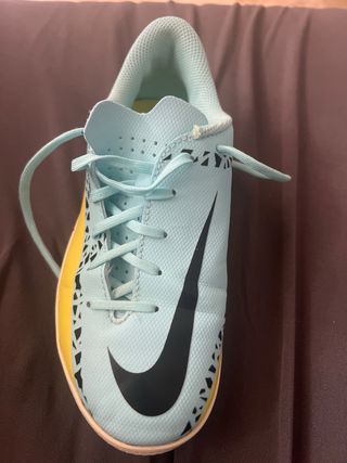 Botas Fútbol Nike Phantom Niño Teal/Amarillo