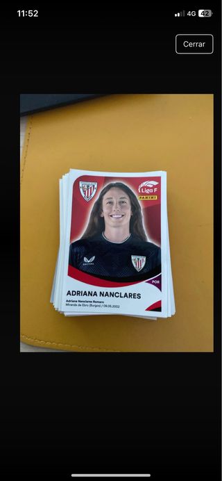 Cromo Liga F Athletic Club Panini