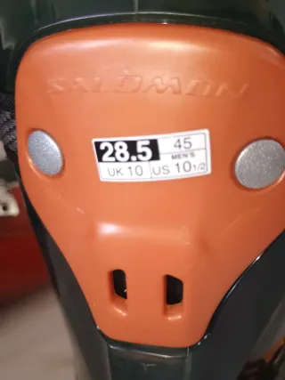 Botas Esquí Salomon 28.5 Talla 45 EU